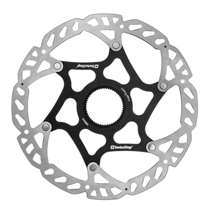 Rotor De Disque SwissStop Catalyst One - 180 Mm, Fixation CenterLock, Argent