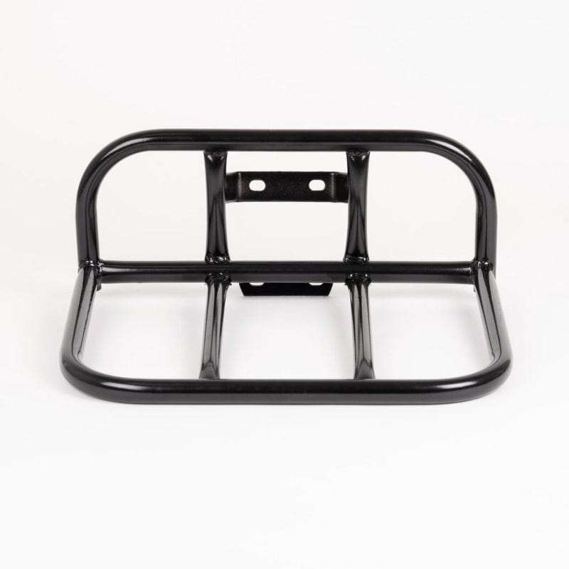 Transporteur Avant ATRAN VELO CARGO HT Pour Vélo - Fixation Sur Headtube, Compatible Frein à Disque, Noir Mat